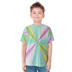 Background Burst Abstract Color Kids  Cotton Tee