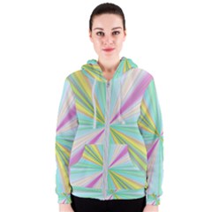 Background Burst Abstract Color Women s Zipper Hoodie