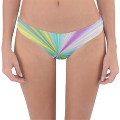 Background Burst Abstract Color Reversible Hipster Bikini Bottoms