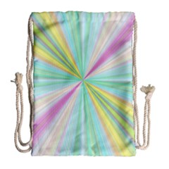 Background Burst Abstract Color Drawstring Bag (large) by HermanTelo