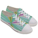 Background Burst Abstract Color Women s Low Top Canvas Sneakers View3