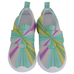 Background Burst Abstract Color Kids  Velcro No Lace Shoes by HermanTelo