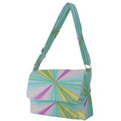 Background Burst Abstract Color Full Print Messenger Bag