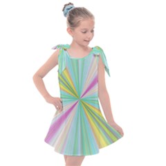 Background Burst Abstract Color Kids  Tie Up Tunic Dress by HermanTelo