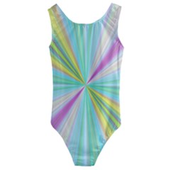 Background Burst Abstract Color Kids  Cut-out Back One Piece Swimsuit by HermanTelo