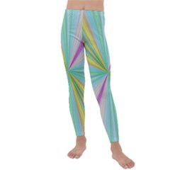 Background Burst Abstract Color Kids  Lightweight Velour Leggings