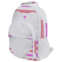 Love Heart Valentine S Day Rounded Multi Pocket Backpack by HermanTelo