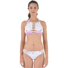 Love Heart Valentine S Day Perfectly Cut Out Bikini Set by HermanTelo