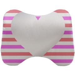 Love Heart Valentine S Day Head Support Cushion by HermanTelo