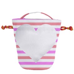 Love Heart Valentine S Day Drawstring Bucket Bag