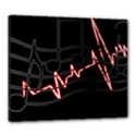 Music Wallpaper Heartbeat Melody Canvas 24  x 20  (Stretched) View1