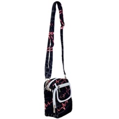 Music Wallpaper Heartbeat Melody Shoulder Strap Belt Bag