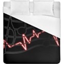 Music Wallpaper Heartbeat Melody Duvet Cover (King Size) View1