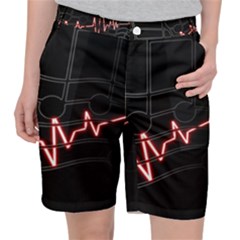 Music Wallpaper Heartbeat Melody Pocket Shorts