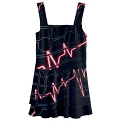 Music Wallpaper Heartbeat Melody Kids  Layered Skirt Swimsuit by HermanTelo