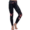 Music Wallpaper Heartbeat Melody Kids  Lightweight Velour Classic Yoga Leggings View1