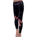 Music Wallpaper Heartbeat Melody Kids  Lightweight Velour Classic Yoga Leggings View4