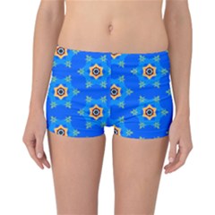 Pattern Backgrounds Blue Star Reversible Boyleg Bikini Bottoms