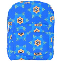 Pattern Backgrounds Blue Star Full Print Backpack