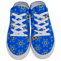 Pattern Backgrounds Blue Star Half Slippers