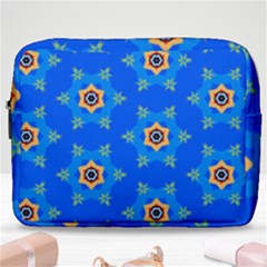 Pattern Backgrounds Blue Star Make Up Pouch (large)