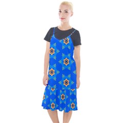 Pattern Backgrounds Blue Star Camis Fishtail Dress by HermanTelo