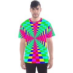 Maze Rainbow Vortex Men s Sports Mesh Tee