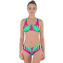 Maze Rainbow Vortex Criss Cross Bikini Set View1