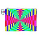 Maze Rainbow Vortex Canvas Cosmetic Bag (XL) View1