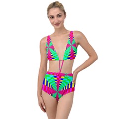 Maze Rainbow Vortex Tied Up Two Piece Swimsuit by HermanTelo