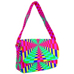 Maze Rainbow Vortex Courier Bag