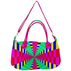 Maze Rainbow Vortex Removal Strap Handbag