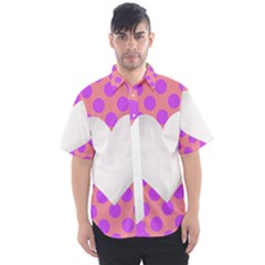 Love Heart Valentine Men s Short Sleeve Shirt