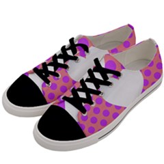 Love Heart Valentine Men s Low Top Canvas Sneakers by HermanTelo