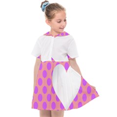 Love Heart Valentine Kids  Sailor Dress by HermanTelo