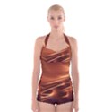 Light Rays Aurora Boyleg Halter Swimsuit  View1