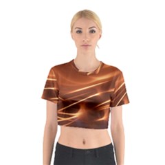 Light Rays Aurora Cotton Crop Top