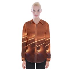 Light Rays Aurora Womens Long Sleeve Shirt