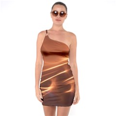 Light Rays Aurora One Soulder Bodycon Dress