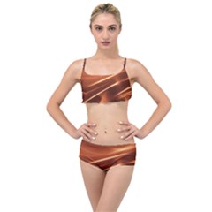 Light Rays Aurora Layered Top Bikini Set by HermanTelo