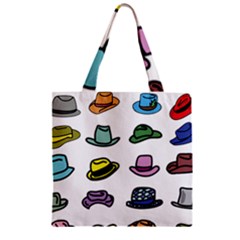 Hat Dress Elegance Zipper Grocery Tote Bag