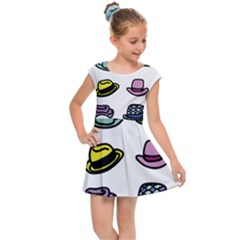 Hat Dress Elegance Kids  Cap Sleeve Dress