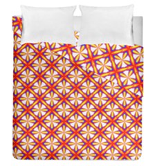 Hexagon Polygon Colorful Prismatic Duvet Cover Double Side (queen Size) by HermanTelo