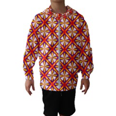 Hexagon Polygon Colorful Prismatic Kids  Hooded Windbreaker