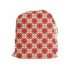 Hexagon Polygon Colorful Prismatic Drawstring Pouch (xl) by HermanTelo