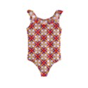 Hexagon Polygon Colorful Prismatic Kids  Frill Swimsuit View1