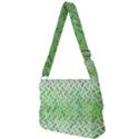 Green Pattern Curved Puzzle Full Print Messenger Bag View2