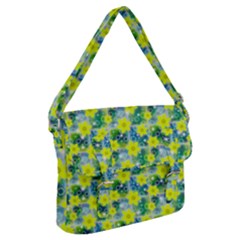 Narcissus Yellow Flowers Winter Buckle Messenger Bag