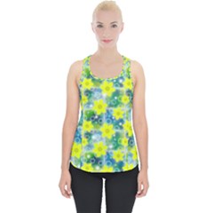 Narcissus Yellow Flowers Winter Piece Up Tank Top by HermanTelo