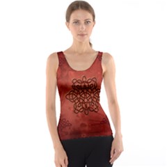 Elegant Decorative Celtic Knot Tank Top by FantasyWorld7